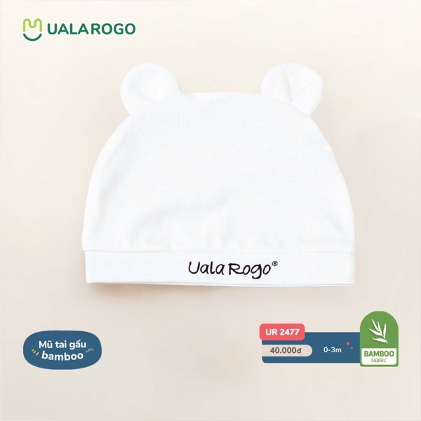 Bộ nón bao tay chân petit bamboo UALA ROGO 2400 2403 3027 3030
