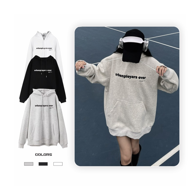 Áo Hoodie Nam Nữ In Chữ URBAN Form Rộng Unisex Chất Nỉ Bông Cao Cấp | BigBuy360 - bigbuy360.vn