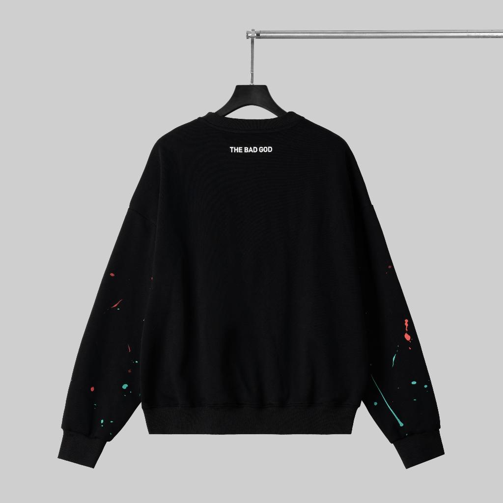 Áo Sweater The Bad God Splatter