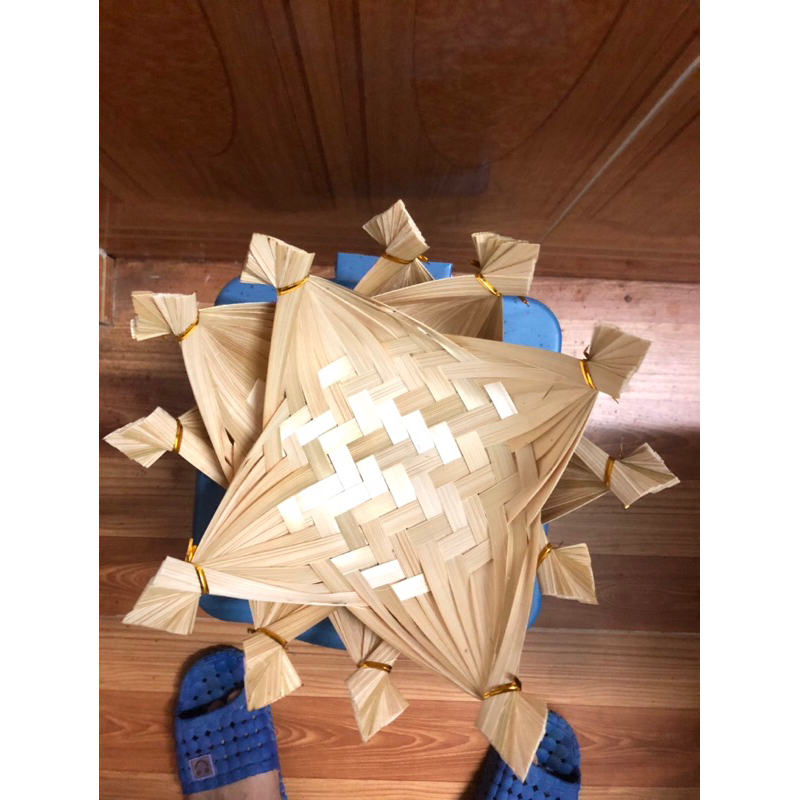Thuyền nan tre đan 4 cạnh đựng ngũ vị, decor,trang trí,handmade,…