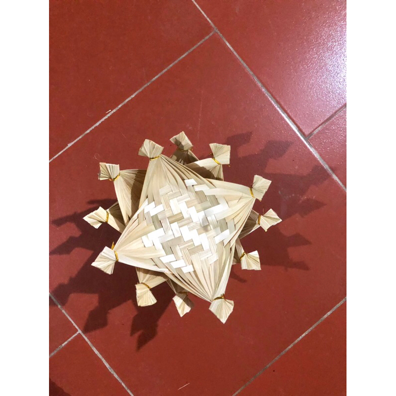 Thuyền nan tre đan 4 cạnh đựng ngũ vị, decor,trang trí,handmade,…