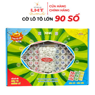 Bộ cờ lô tô LIÊN HIỆP THÀNH, Bìa dày chống thấm nước, quân cờ bằng nhựa
