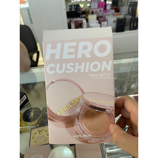 Set Phấn Nước Aprilskin Hero Cushion #21 Giúp Che Khuyết Điểm Làm Trắng Sáng Dưỡng Ẩm Cho Da-Phấn Yanor Blossom Edition