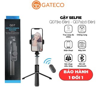 Gậy chụp ảnh 3 chân dài 1.1mét Gậy selfie có 2 đèn led trợ sáng gậy tự sướng bluetooth điều khiển từ xa gấp gọn cao