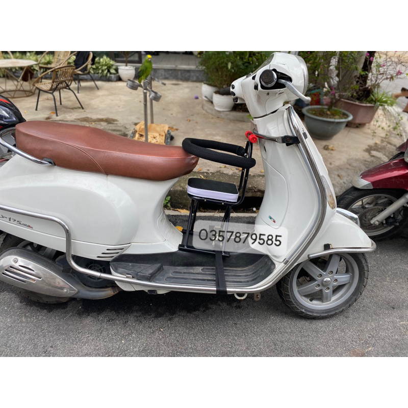 XX01- Ghế ngồi xe máy điện,vespa lx, attila, vision, zip, liberty... chân chữ X