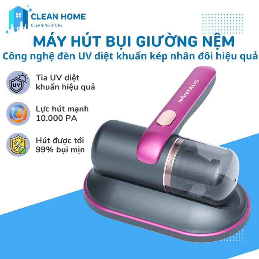 MÁY HÚT BỤI MỊN THẢM, GA GIƯỜNG CAO CẤP C002 DIỆT KHUẨN ĐÈN UV SẠC BIN RẤT TIỆN LỢI