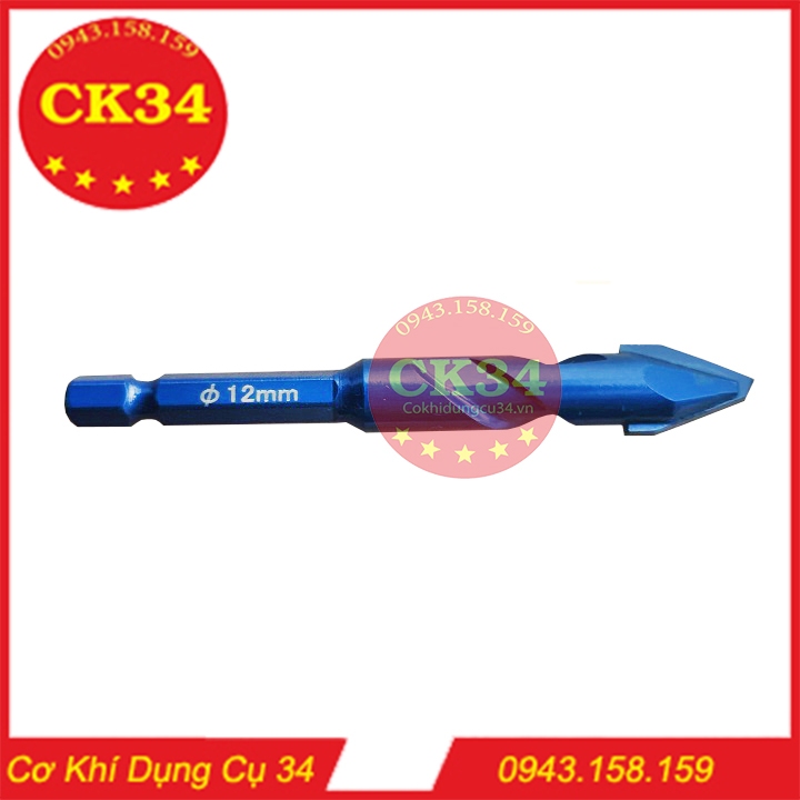 Mũi khoan đa năng thân xoắn chuôi lục giác cho máy khoan, máy bắn vít chuyên dụng gạch, đá granit, tường, bê tông, gỗ