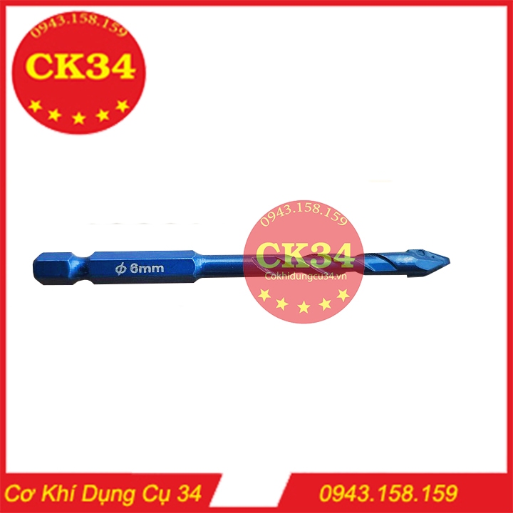 Mũi khoan đa năng thân xoắn chuôi lục giác cho máy khoan, máy bắn vít chuyên dụng gạch, đá granit, tường, bê tông, gỗ