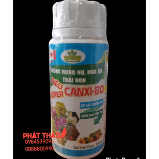 Phân bón vi lượng Super Canxi - Bo chống rụng nụ, hoa và trái non - chai 100ml Thiên Di