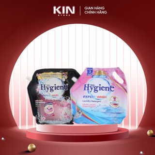 Nước Giặt HYGIENE 1800ML Màu Đen Hương Hoa Mẫu Đơn Túi Nước Giặt Thái Lan