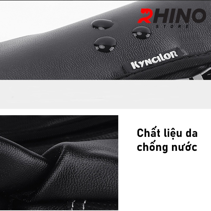 Găng tay giữ ấm mùa đông chống gió Rhino G9013 Bao tay chống trượt đi xe máy, xe đạp lót nỉ cho nam nữ