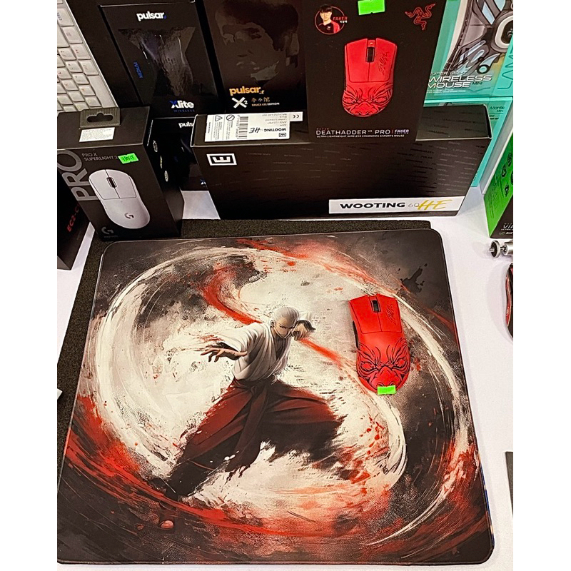 Bàn di chuột/ pad chuột Axgaming punk Drizzle Series Mousepad hình anime chất đẹp đế poron siêu bám bàn