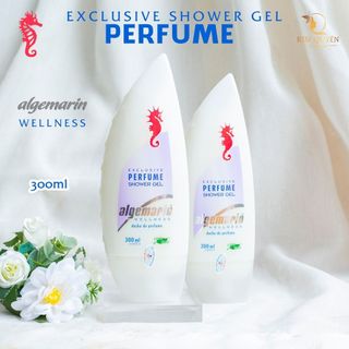 Sữa tắm trắng da /sữa tắm cá ngựa algemarin perfume shower gel, 300ml hàng đức