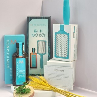 Set Dầu Dưỡng Tóc Moroccanoil Treatment Oil100ml Tặng Kèm Lược gỡ rối