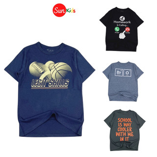 Áo thun bé trai xuất xịn, áo phông cho bé trai, mềm mát, size 5,6-16 tuổi,  - SUNKIDS