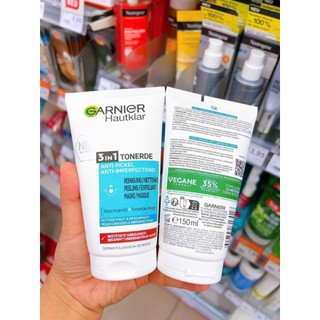 (Review+bill) Sữa rửa mặt Garnier 3in1 đa tác động Đức