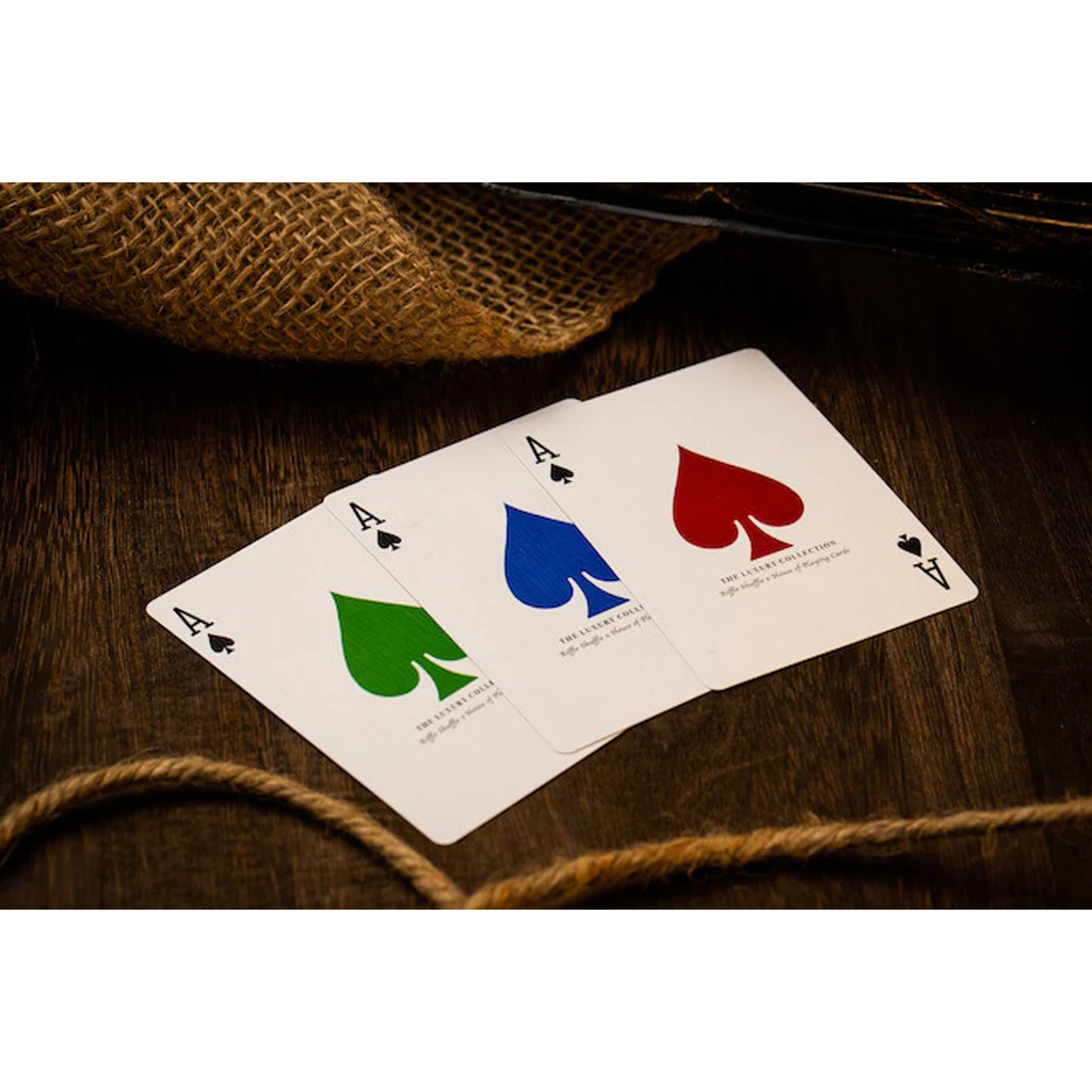 Bộ bài tây, bài ảo thuật USA: NOC LUXURY SET 3 DECKS LIMITED 7500 Playing Cards - Bài Mỹ - Hàng chính hãng