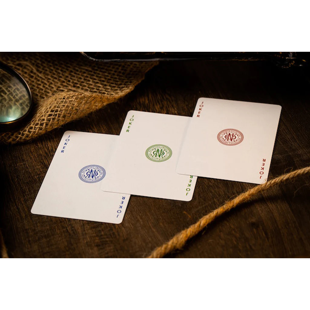 Bộ bài tây, bài ảo thuật USA: NOC LUXURY SET 3 DECKS LIMITED 7500 Playing Cards - Bài Mỹ - Hàng chính hãng