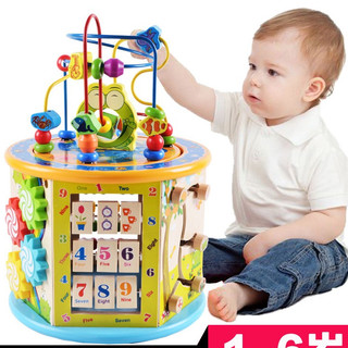 Đồ Chơi Gỗ - Hộp đa năng 8 in 1 cho bé phát triển toàn diện các kỹ năng