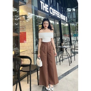 femei - SARA PANT quần tây ống suông rộng