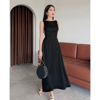 femei - Đầm tiệc Nira Dress tiểu thư dáng xoè dài đính đá sang trọng (4 màu)