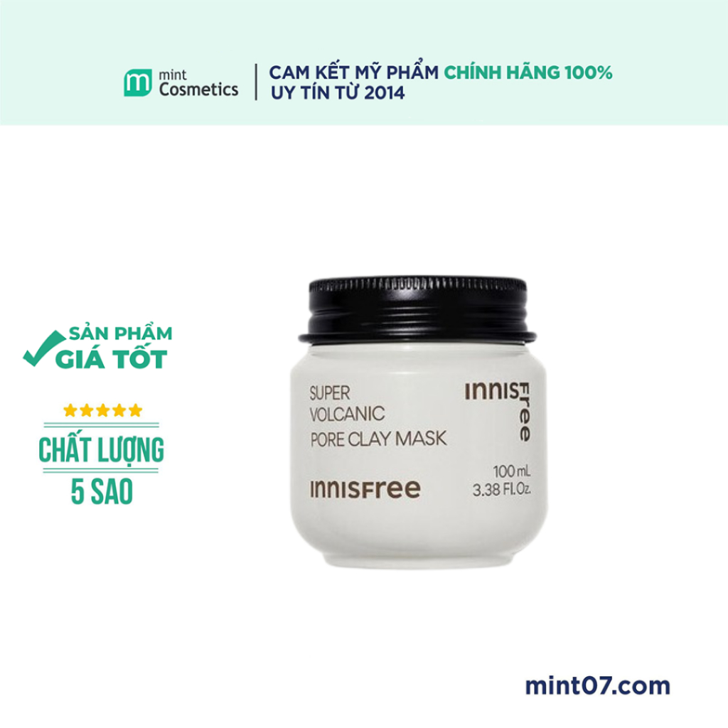 Mặt Nạ Đất Sét Innisfree Jeju Volcanic Pore Clay Mask 100ml