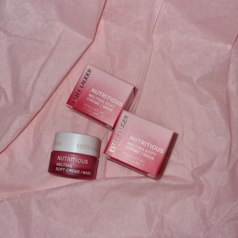 [Minisize 5ml] 𝗞𝗲𝗺 𝗗𝘂̛𝗼̛̃𝗻𝗴 𝗹𝘂̛̣𝘂 đ𝗼̉ Estee Lauder 𝗡𝘂𝘁𝗿𝗶𝘁𝗶𝗼𝘂𝘀 𝗠𝗲𝗹𝘁𝗶𝗻𝗴 𝗦𝗼𝗳𝘁 𝗖𝗿𝗲𝗺𝗲/𝗠𝗮𝘀𝗸 - 𝗠𝗼𝗶𝘀𝘁𝘂𝗿𝗶𝘇𝗲𝗿
