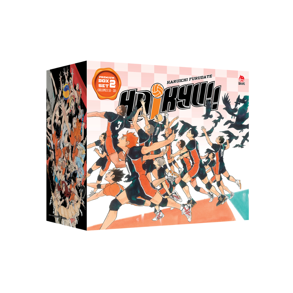Truyện tranh Haikyu!! Premium Boxset 02 - Tập 16 - 30 - Tặng Kèm 2 Set Bookmark PVC