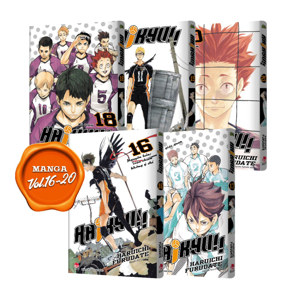 Truyện tranh Haikyu!! Premium Boxset 02 - Tập 16 - 30 - Tặng Kèm 2 Set Bookmark PVC