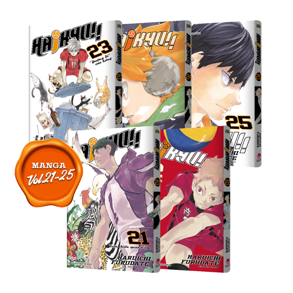 Truyện tranh Haikyu!! Premium Boxset 02 - Tập 16 - 30 - Tặng Kèm 2 Set Bookmark PVC