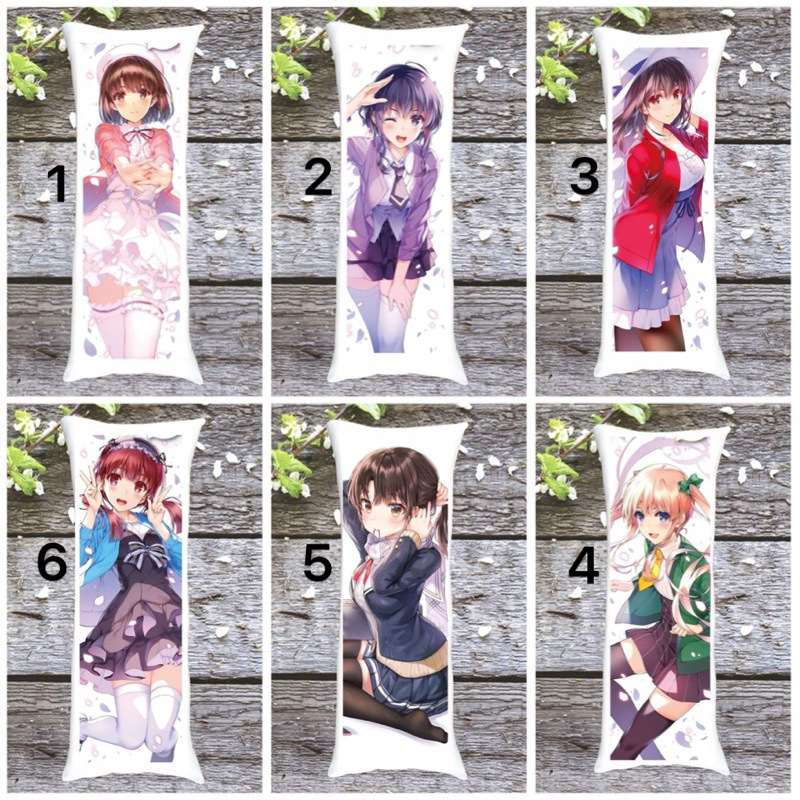 Gối ôm dài Saenai heroine no sodatekata 40x1m / gối hình Saenai heroine no sodatekata