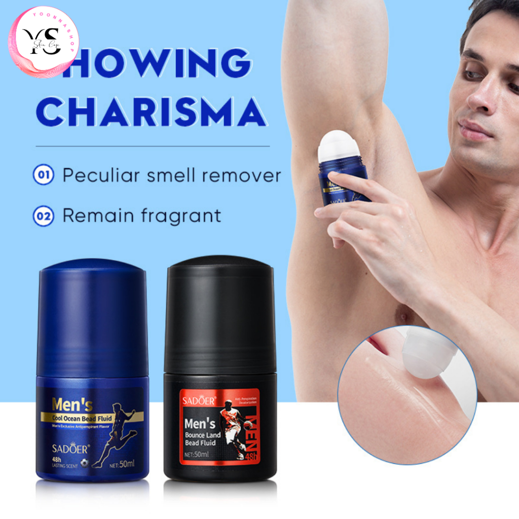 Lăn khử mùi Nam hương nước hoa SADOER 50ml ngăn mồ hôi khô thoáng cả ngày A209