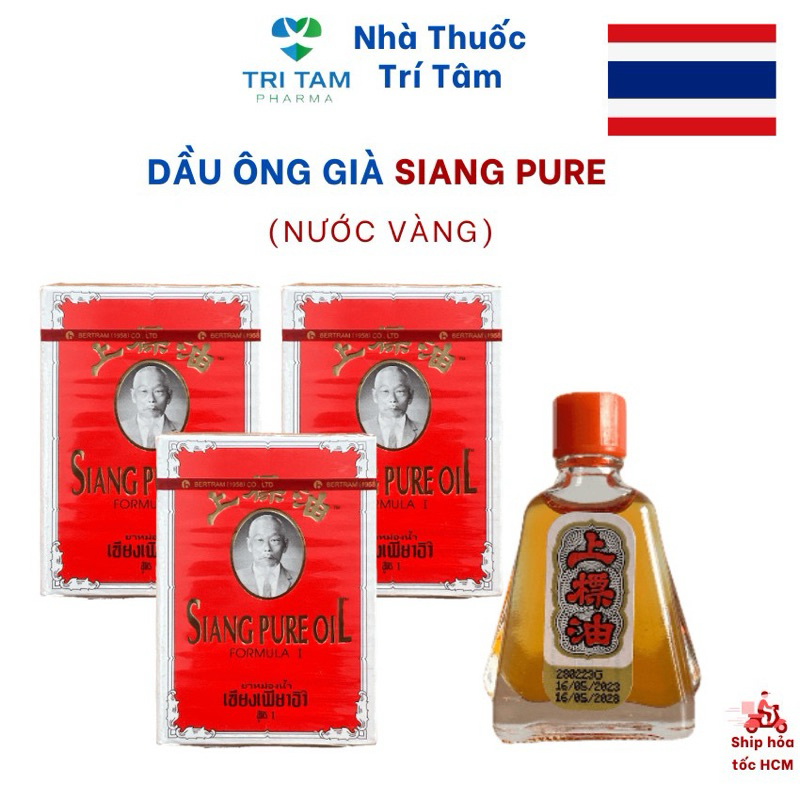 Dầu gió Ông già Siang Pure Thái Lan - Hàng Chính Hãng Thái Lan