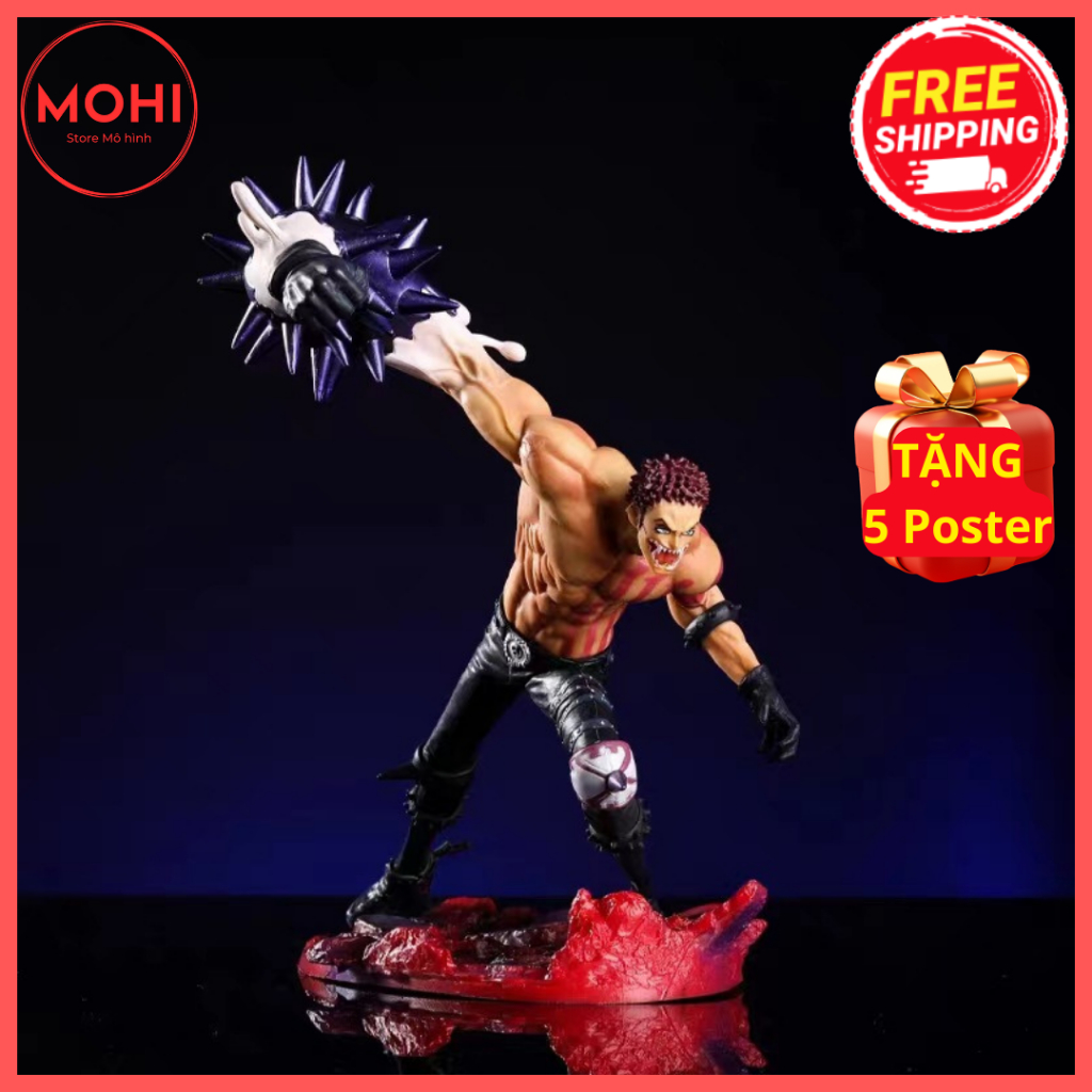 Mô hình KataKuri dạng chiến đấu, cao 19 cm - One Piece ( Tặng Poster )