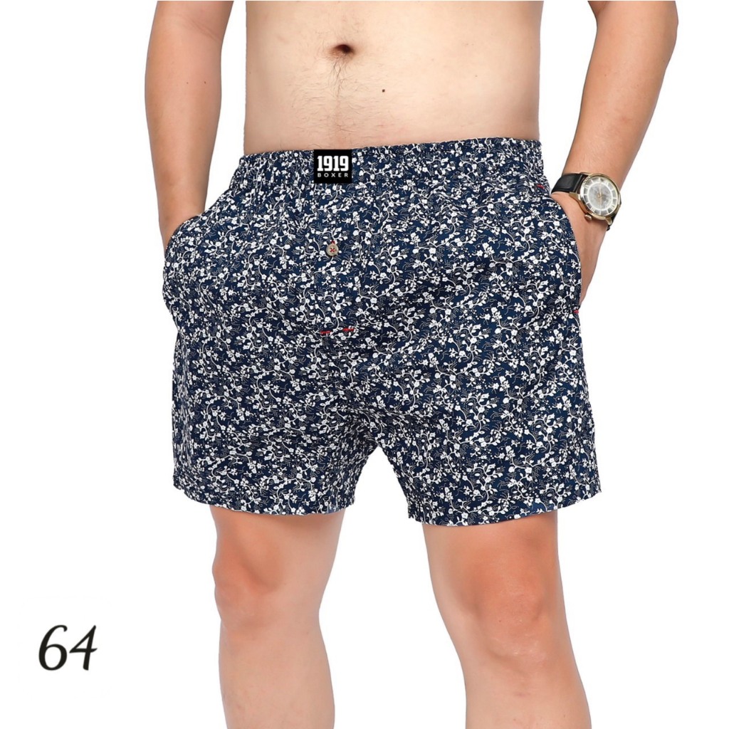 Quần đùi nam mặc nhà chất cotton 1919 Quần ngủ nam CT01
