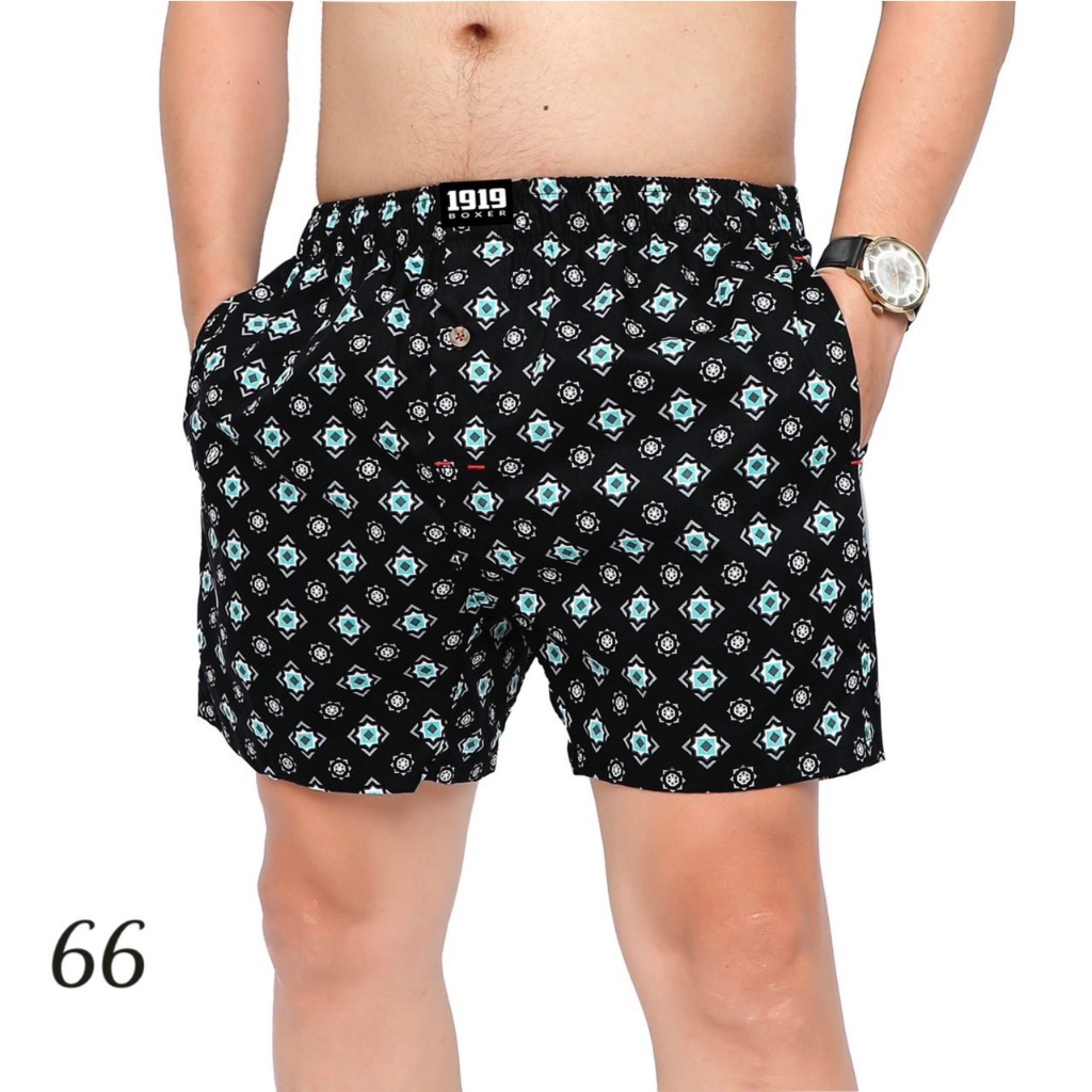 Quần đùi nam mặc nhà chất cotton 1919 Quần ngủ nam CT01