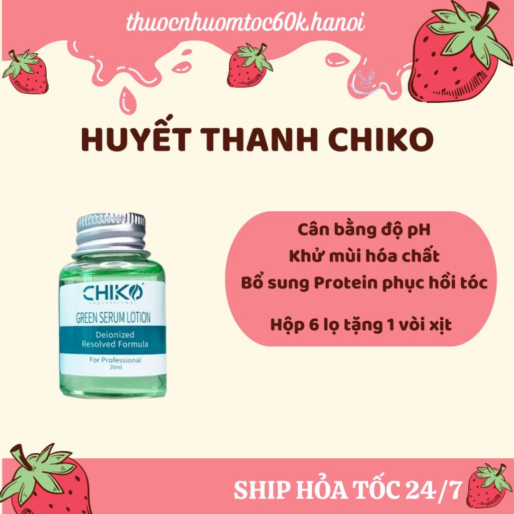 Huyết thanh Protein khoá màu nhuộm, dưỡng mềm tóc nhuộm