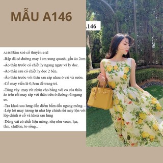 RẬP GIẤY A0 VÁY XOÈ MÃ A146