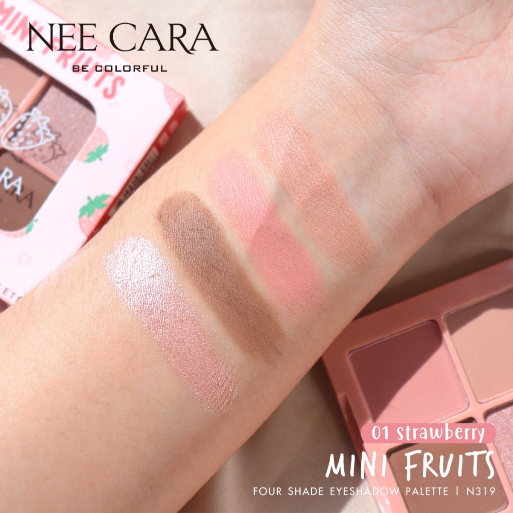 Phấn Mắt Nee Cara Mini Fruit 4 Gam Màu Nhỏ Xinh No.1