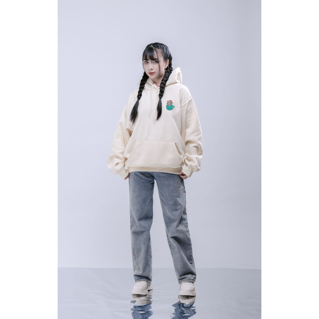 Áo Hoodie Merry Christmas Khung Tranh Form Rộng Unisex YANDO OUTFITS L033 Nỉ Cotton French Terry 350GSM Local Brand