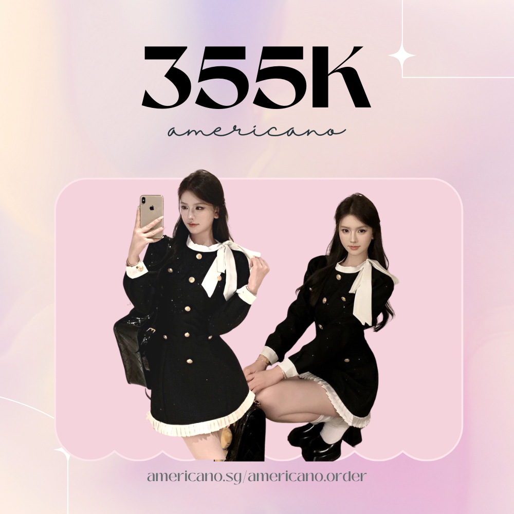 [355K] Đầm/Set Americano 355