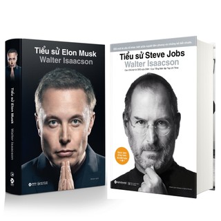 Sách - bộ sách tiểu sử : elon musk + steve jobs