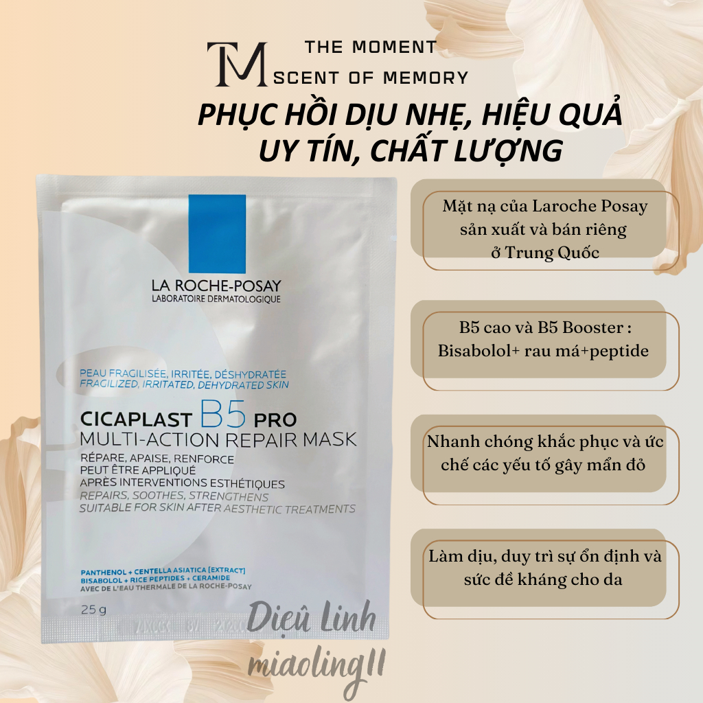 Mặt nạ dưỡng ẩm, phục hồi da Laroche posay cao cấp