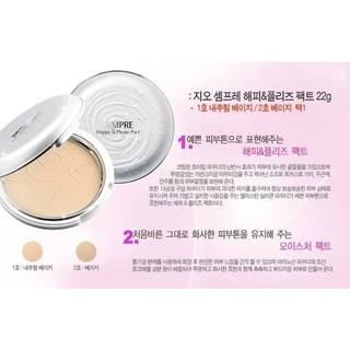 Phấn phủ Geo trắng SEMPRE Happy & Please Pact
