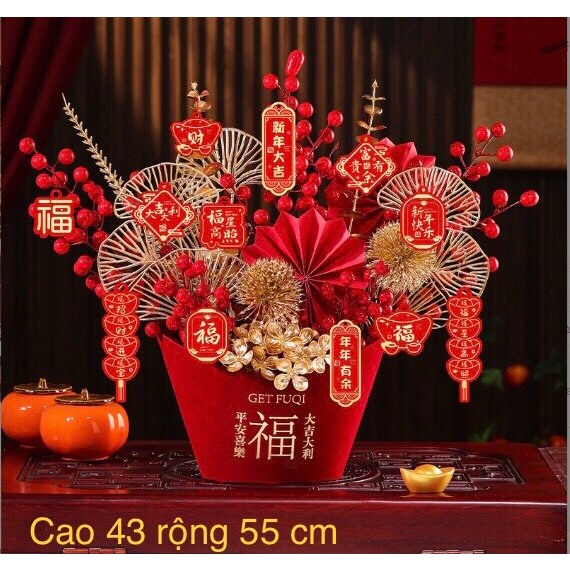 CHẬU HOA TẾT ĐÀO ĐÔNG