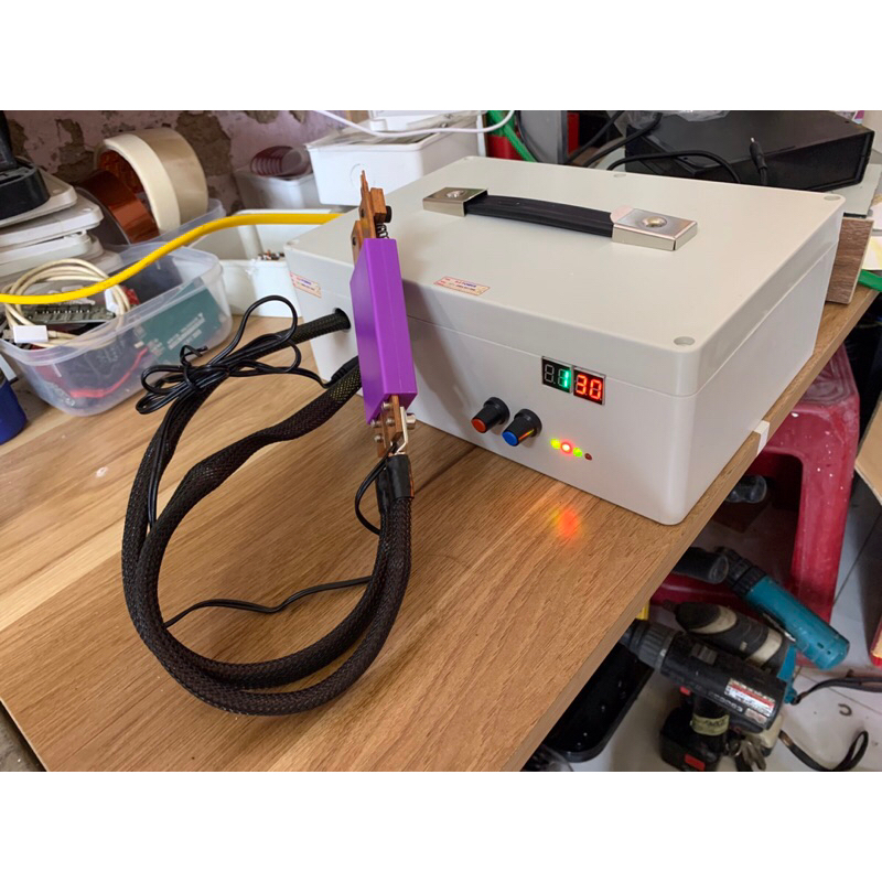 Máy hàn cell pin Version tay cân lực