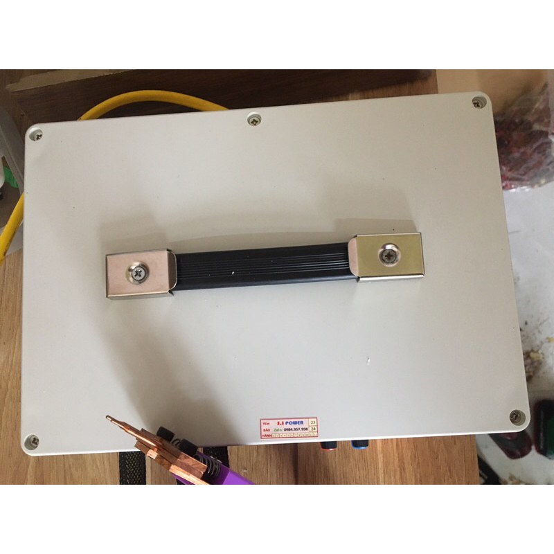 Máy hàn cell pin Version tay cân lực