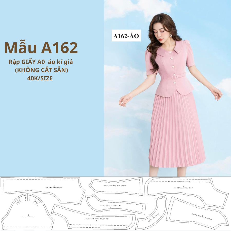 RẬP GIẤY A0 ÁO KÝ GIẢ MÃ A162
