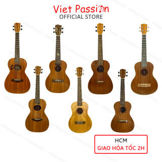 Đàn ukulele 26 inch tenor gỗ mẫu mới thiết kế nhỏ gọn, giai điệu dày, ấm cho người mới bắt đầu Viet Passion HCM