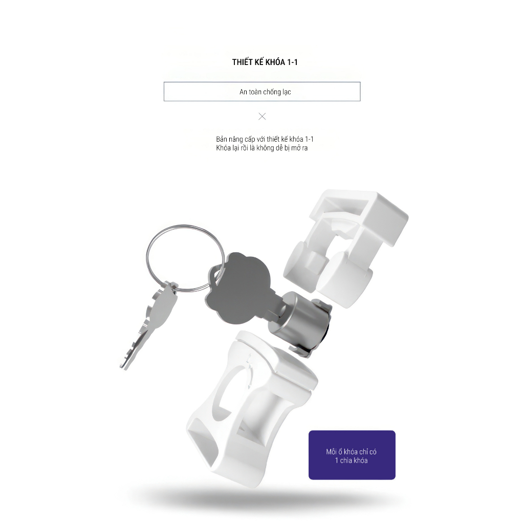 Dây đeo tay chống lạc, chống cắt cho bé BABYCOUPE dài 2.5M